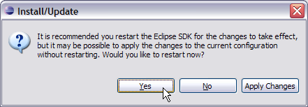 Restart Eclipse